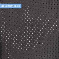 Штора в ванную комнату, однотонная - коричневая, полиэстэр, 180х180 см